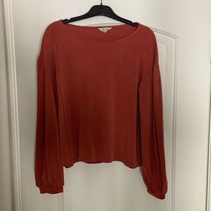 Madewell top - Rust
